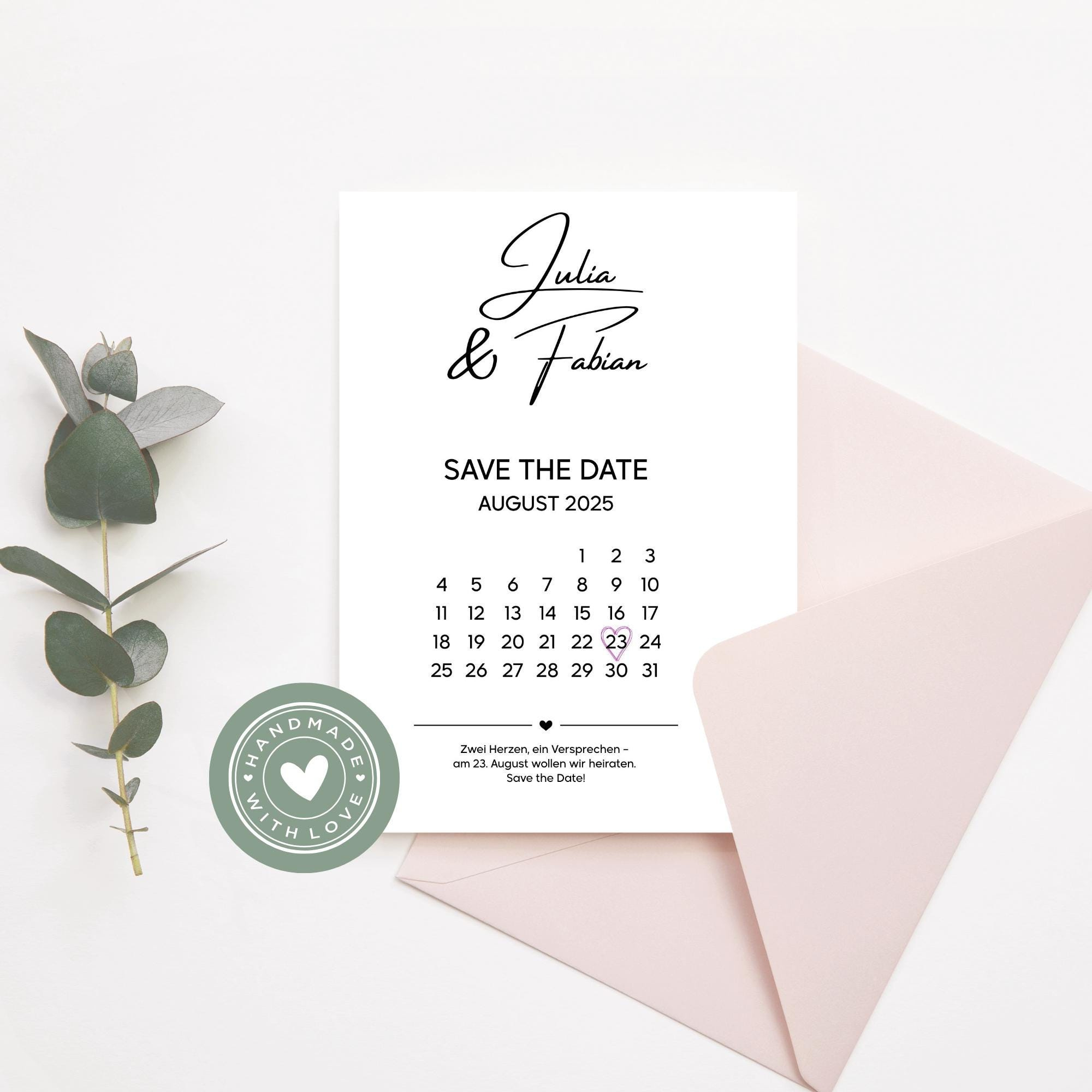 Save The Date August 2025 - Etsy.de throughout August 2025 Calendar Save the Date
