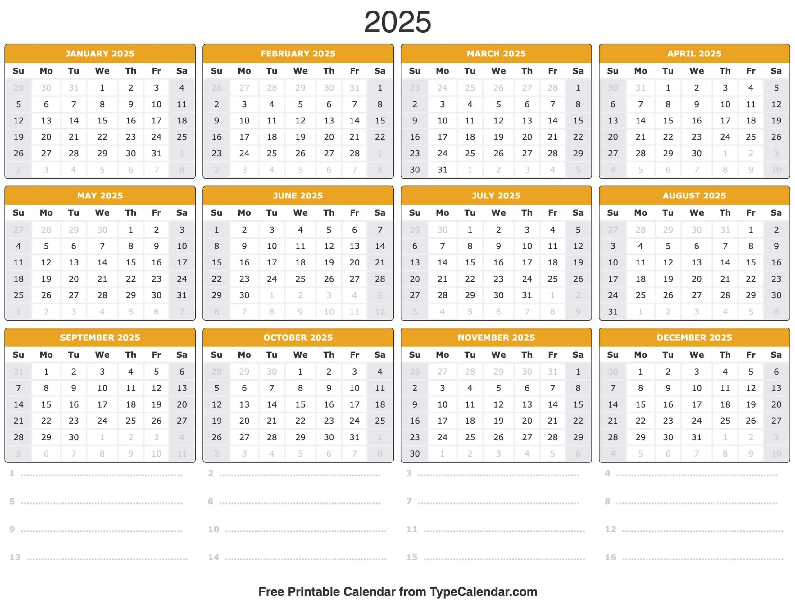 2025 Calendar - Printable Calendar 2025 With Holidays for October 2024 September 2025 Calendar