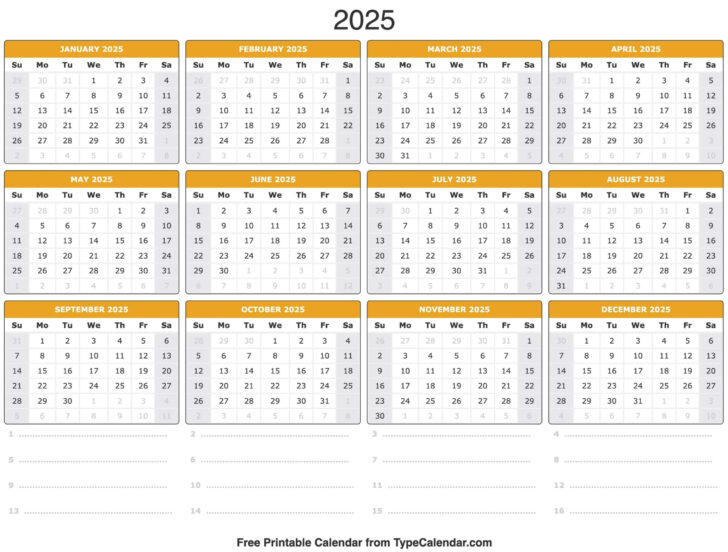 October 2024 to September 2025 Calendar