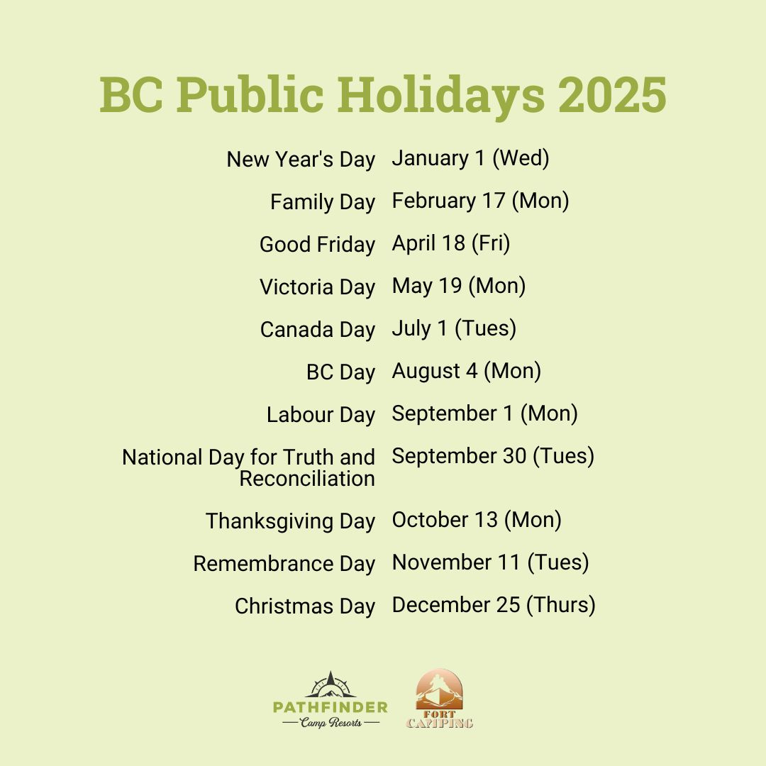 Bc Public Holiday 2025: Long Weekends For Your Camping Trip in September Long Weekend 2025