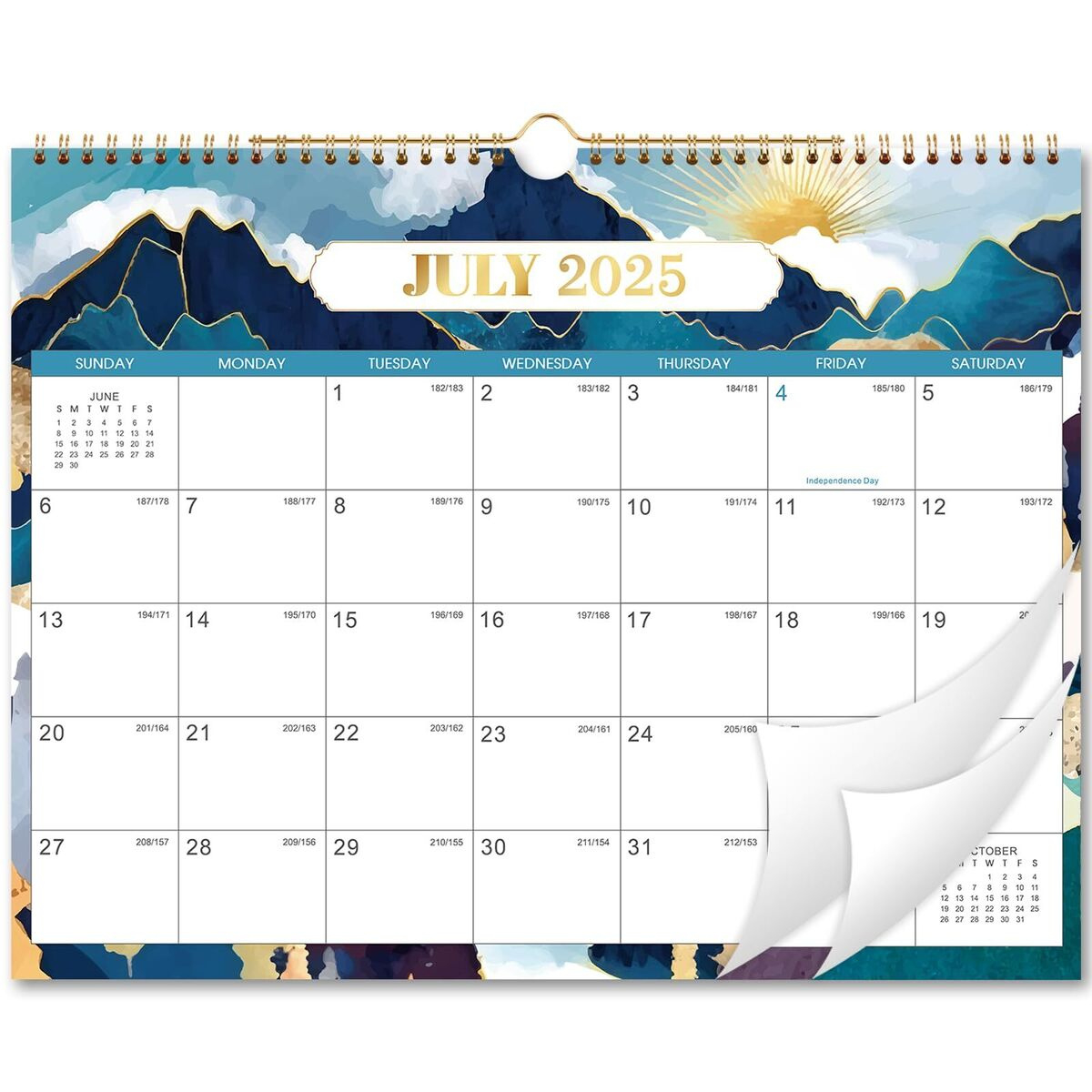 Calendario Mensual 2025-2026 Julio 2025-Diciembre 2026 18 Meses | Ebay within Magm 2025 September Tamil Calendar