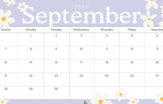 Free Printable September 2025 Calendar Templates | Canva pertaining to Printable Calendar September 2025
