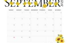 Free Printable September 2025 Calendars | Entheosweb inside Printable Calendar September 2025 Free