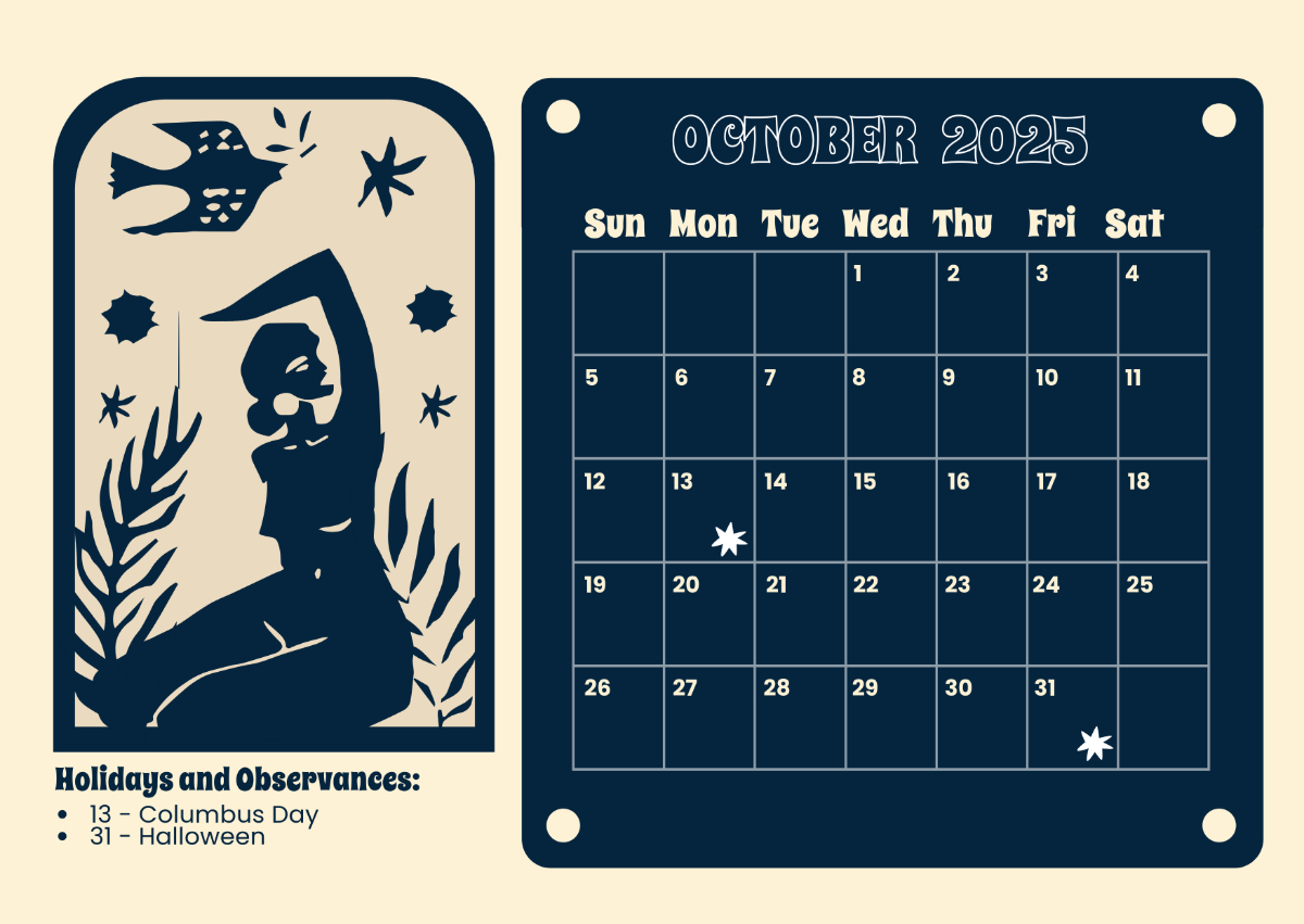 Free Shining Mom October 2025 Calendar Template To Edit Online pertaining to September 2025 Calendar Shining Mom