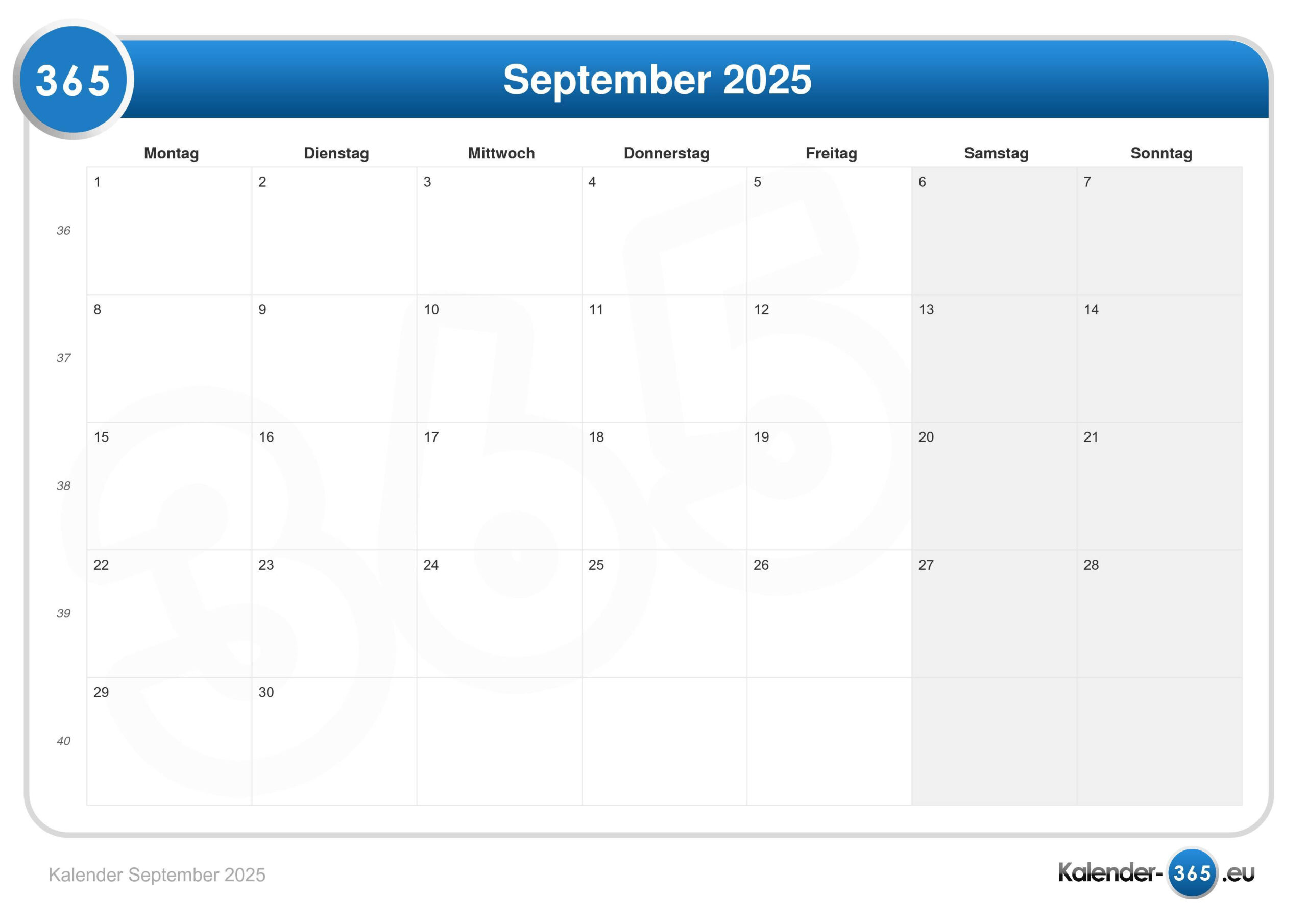 Kalender September 2025 regarding Calender September 2025