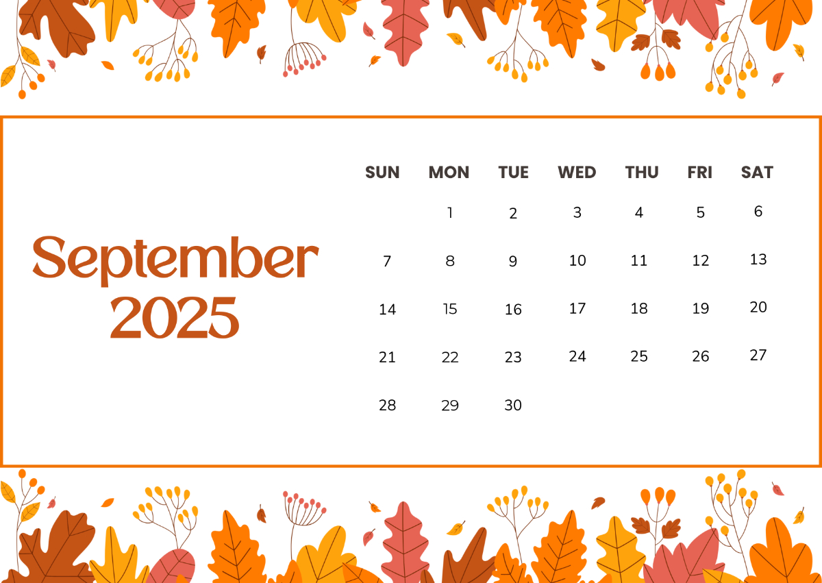 Page 12 | Free Calendar Templates, Editable And Printable throughout September 2025 Calendar Printable Shining Mom
