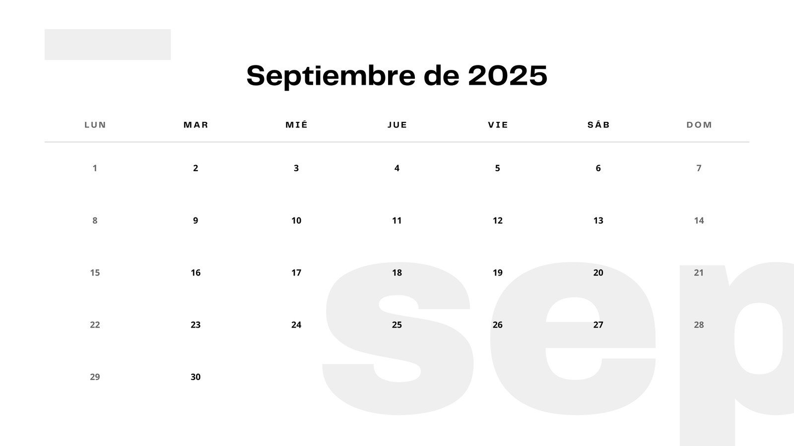 Page 2 - Free Printable September 2025 Calendar Templates | Canva with September 2025 Calendar In Spanish