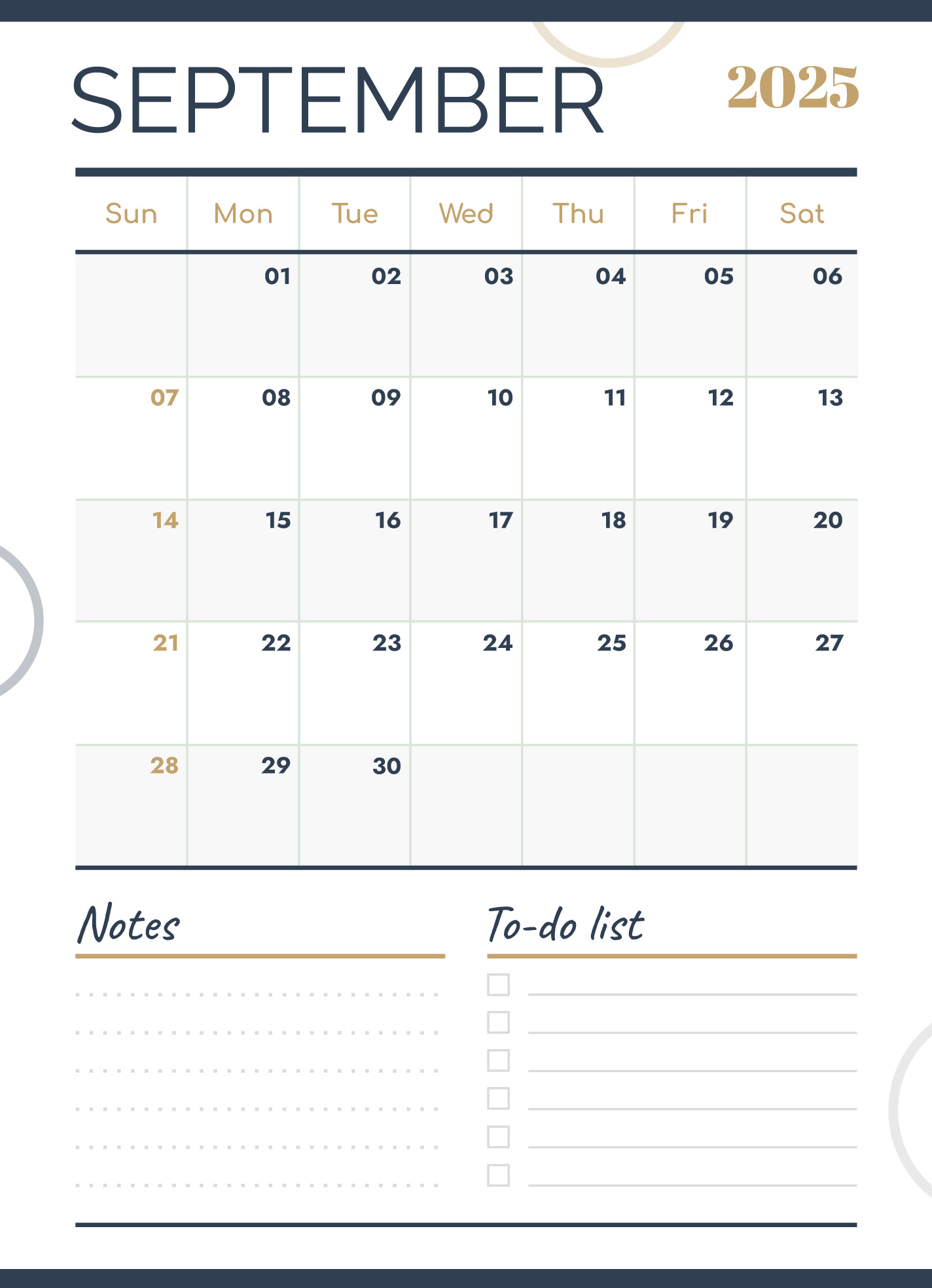 September 2025 Calendar Free Google Docs Template - Gdoc.io for Google Calandar September 2025