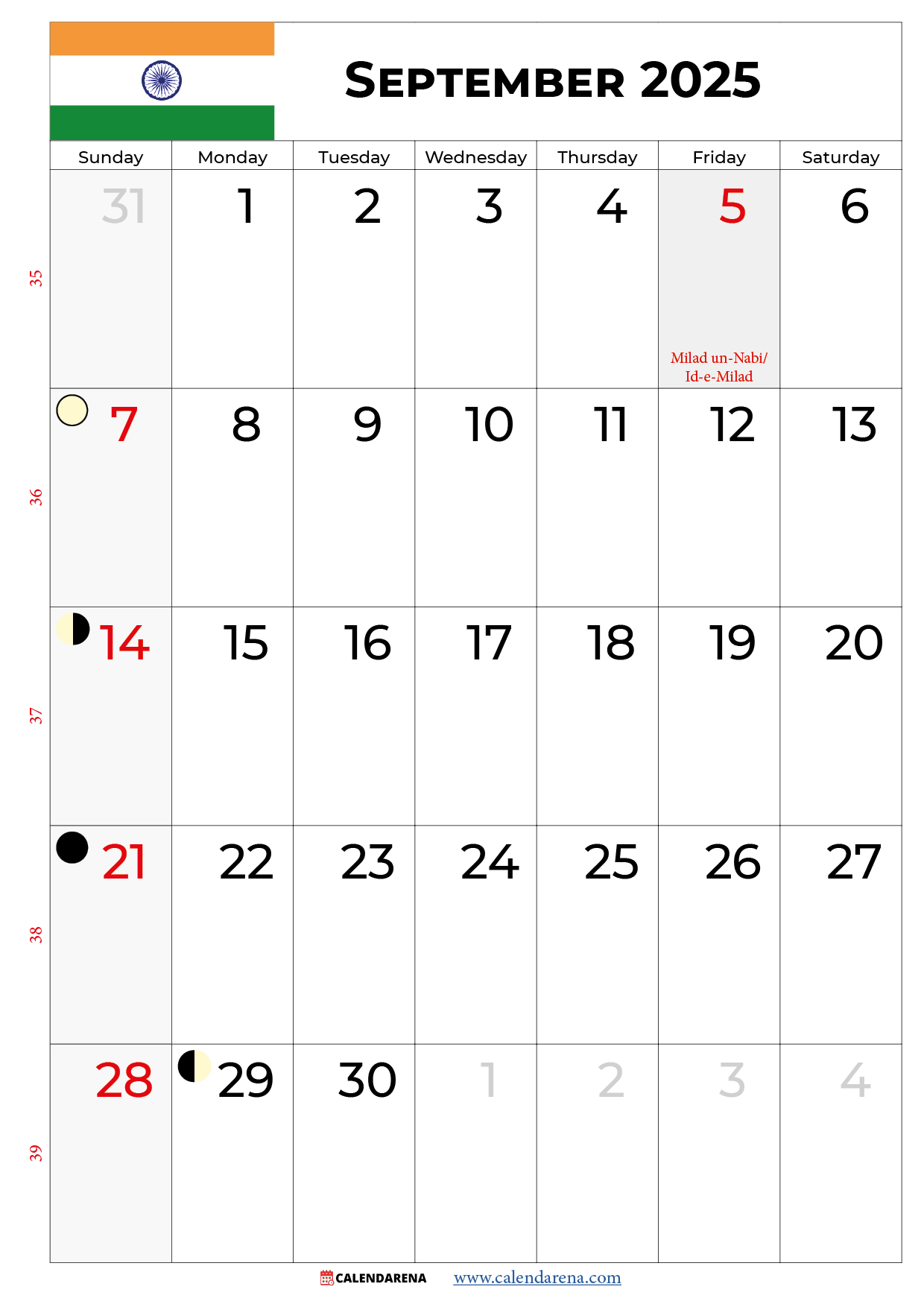 September 2025 Calendar India with regard to September 2025 Hindu Calendar