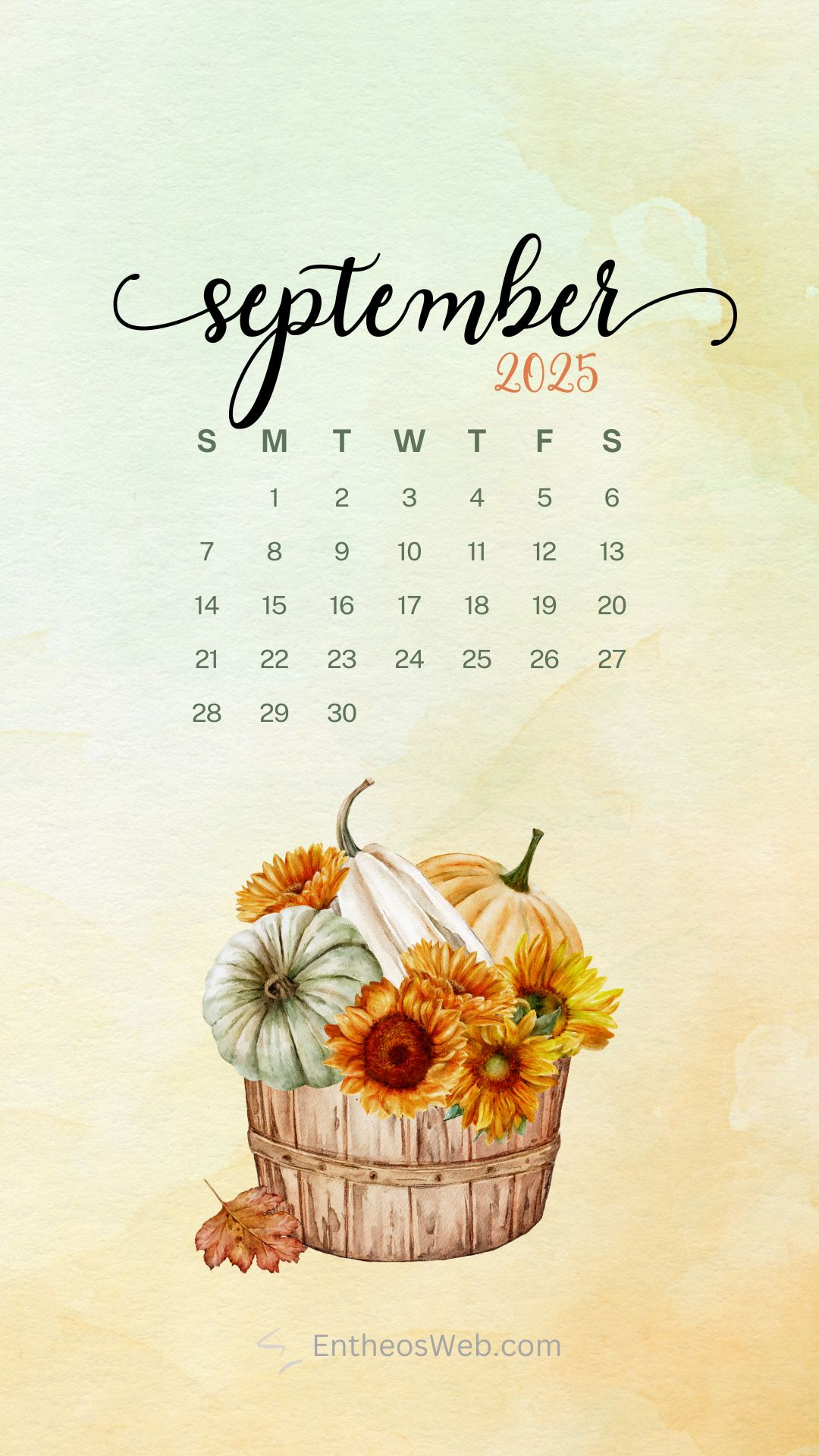 September 2025 Calendar Phone Wallpaper | Entheosweb with regard to Iphone Wallpaper Calendar September 2025