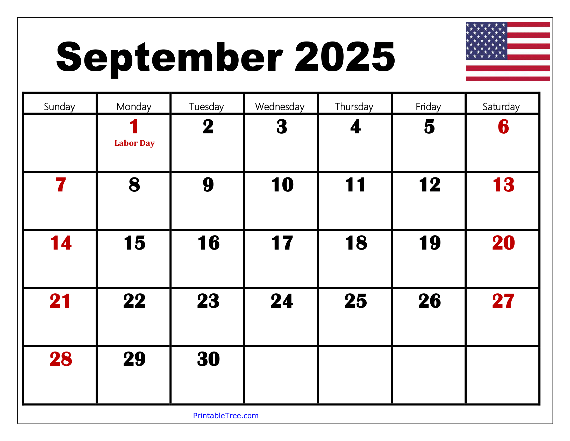 September 2025 Calendar Printable Pdf Template With Holidays with Holidays In September 2025
