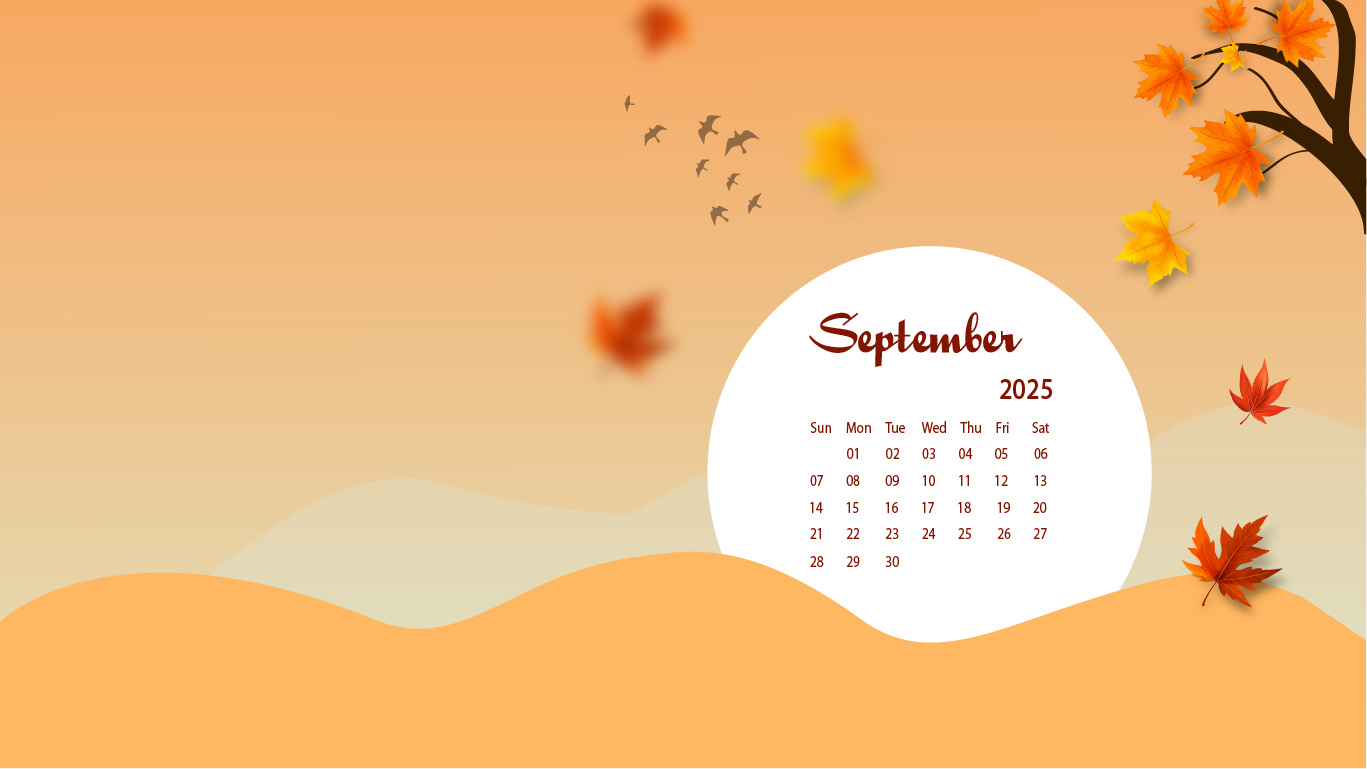 September 2025 Desktop Wallpaper Calendar - Calendarlabs inside September 2025 Calendar Desktop Wallpaper