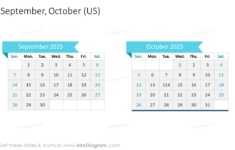 September, October (Us) with September And October 2025 Calendar
