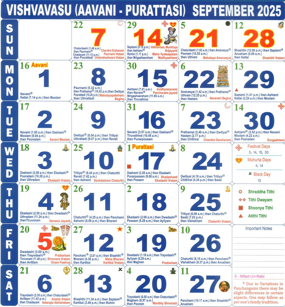 Tamil Calendar September Month , 2025 regarding Tamil Calendar 2025 September
