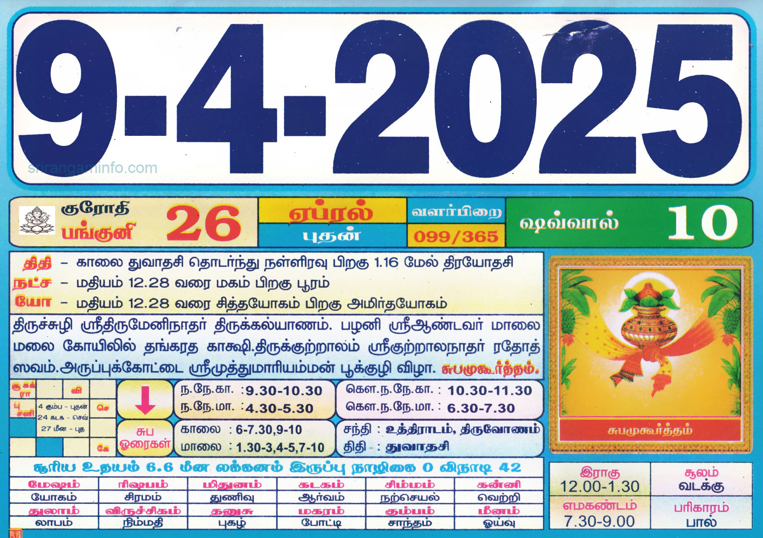 Tamil Daily Calendar 2025, Tamil Calendar 2025, Nalla Neram intended for September Daily Calendar 2025 Tamil
